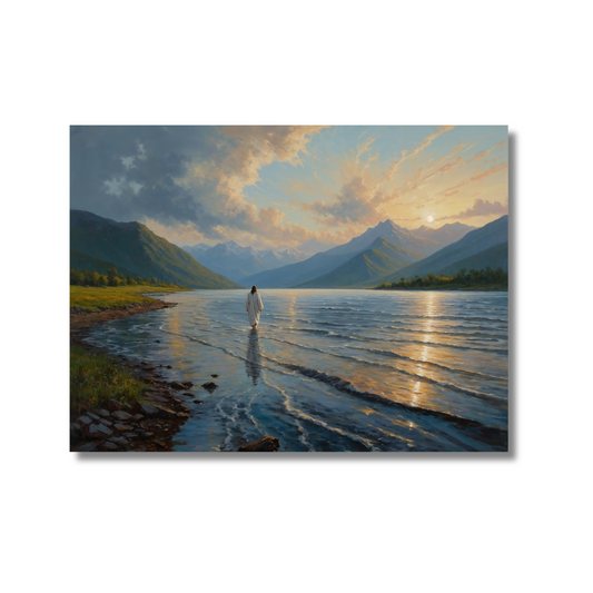 Premium Canvas Walking On Water